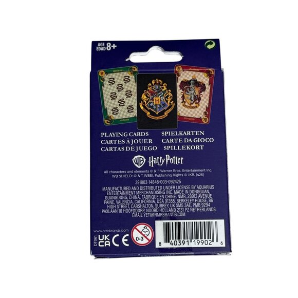 Harry Potter Playing Cards Hogwarts Crest Deck - Picture 2 of 4